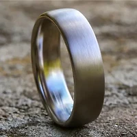 Mens 6.5MM 10K Gold Wedding Band