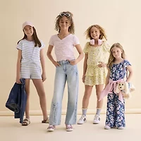 Thereabouts Little & Big Kid Girls Wide Leg Jean