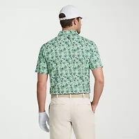 IZOD Swingflex Elite Fashion Print Mens Classic Fit Short Sleeve Polo Shirt