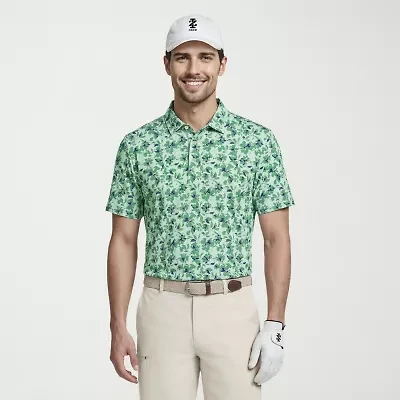 IZOD Swingflex Elite Fashion Print Mens Classic Fit Short Sleeve Polo Shirt