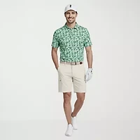 IZOD Swingflex Elite Fashion Print Mens Classic Fit Short Sleeve Polo Shirt
