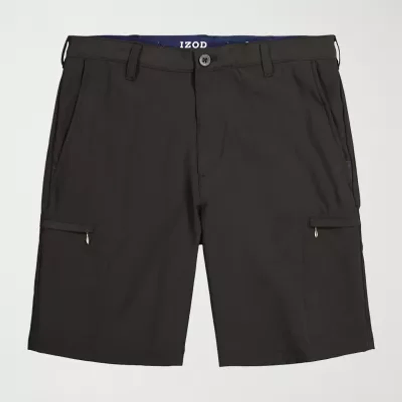 IZOD Swingflex Golf Mens 9 1/2" Stretch Fabric Quick Dry Cargo Short