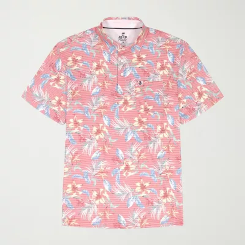 IZOD Sunshield Performance Big and Tall Mens Classic Fit Short Sleeve Polo Shirt