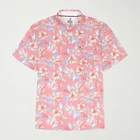 IZOD Sunshield Performance Big and Tall Mens Classic Fit Short Sleeve Polo Shirt