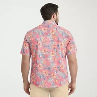 IZOD Sunshield Performance Big and Tall Mens Classic Fit Short Sleeve Polo Shirt