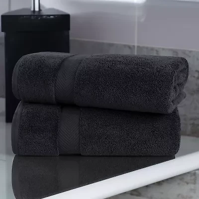 SUPERIOR® Zero Twist Cotton Chevron 2-pc. Bath Sheet