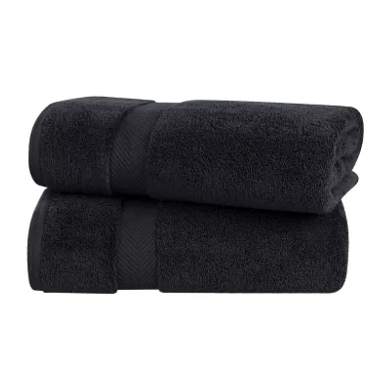 SUPERIOR® Zero Twist Cotton Chevron 2-pc. Bath Sheet