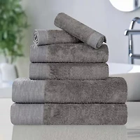 SUPERIOR® Sera Hypoallergenic Rayon From Bamboo 6pc Multi-Size Towel Set 6-pc. Bath