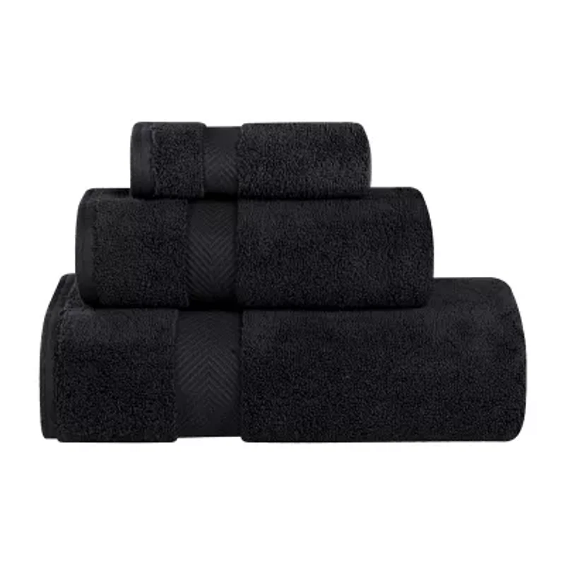 SUPERIOR® Zero Twist Cotton 3pc Chevron Towel Set 3-pc. Quick Dry Bath
