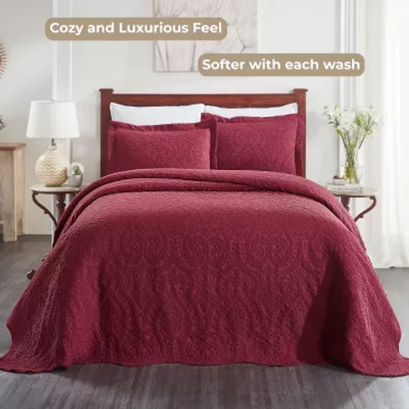 SUPERIOR® Aspen Oversized Floral Botanical Bedspread