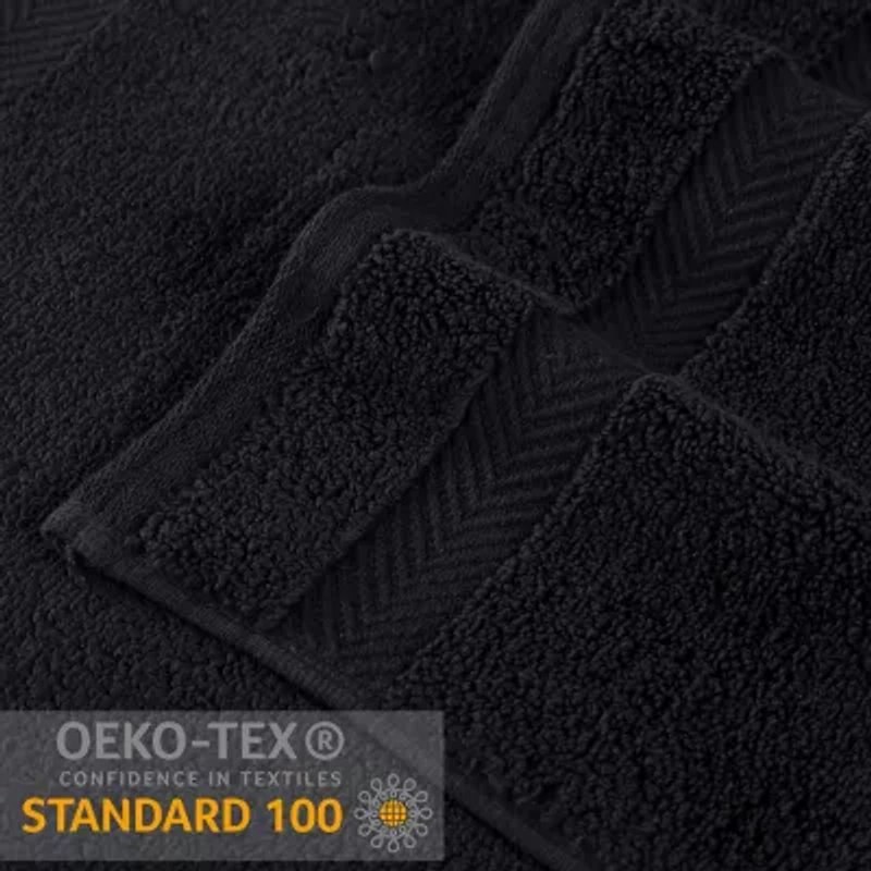 SUPERIOR® Zero Twist Cotton 3pc Chevron Towel Set 3-pc. Quick Dry Bath