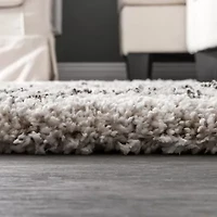 nuLoom Burma Trellis Shaggy Rectangular Rug