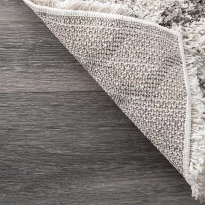 nuLoom Burma Trellis Shaggy Rectangular Rug