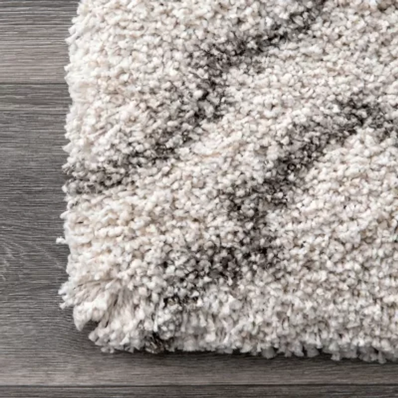 nuLoom Burma Trellis Shaggy Rectangular Rug