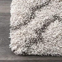 nuLoom Burma Trellis Shaggy Rectangular Rug