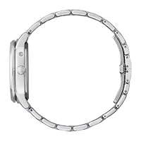 Citizen Calendrier Womens Diamond Accent Silver Tone Stainless Steel Bracelet Watch Fd0000-52n