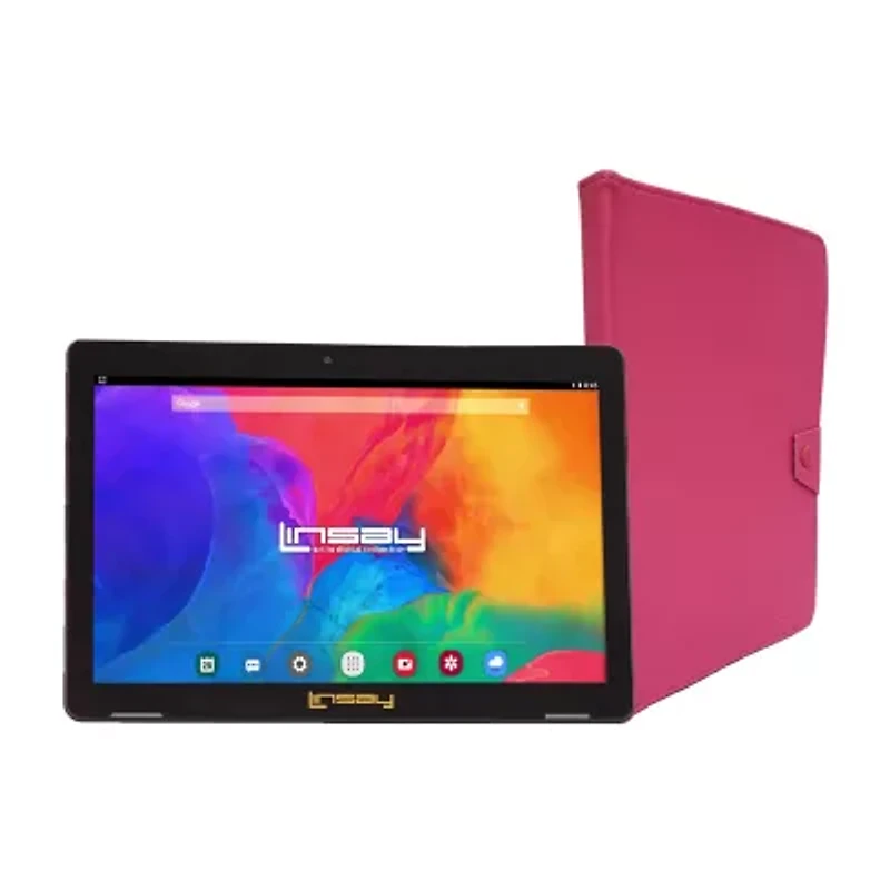 10.1" 1280x800 IPS 2GB RAM 32GB Storage Android 12 Tablet with Leather Case