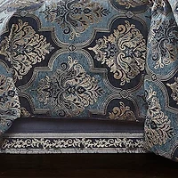 Queen Street Manila 4-pc. Damask + Scroll Comforter Set
