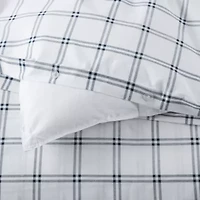 Home Expressions Cotton 3-Pc Print Geometric Duvet Cover Set