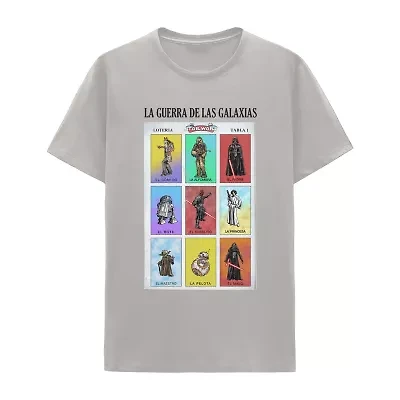Little & Big Kid Boys Crew Neck Short Sleeve Regular Fit Star Wars Graphic T-Shirt