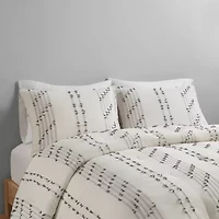 INK+IVY Kara 3 Piece Cotton Jacquard Comforter Set
