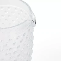 Martha Stewart Chauncey Hobnail Glass Serving Pitcher