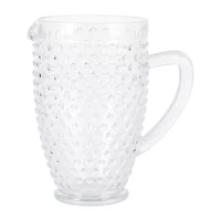 Martha Stewart Chauncey Hobnail Glass Serving Pitcher