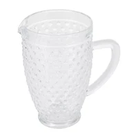 Martha Stewart Chauncey Hobnail Glass Serving Pitcher