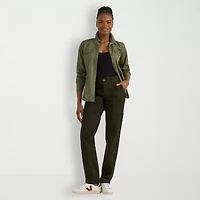 Lee Ultra Lux Womens Stretch Fabric Straight Mid Rise Cargo Pant