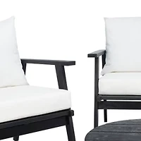 Safavieh Deacon 4-pc. Conversation Set Cushioned