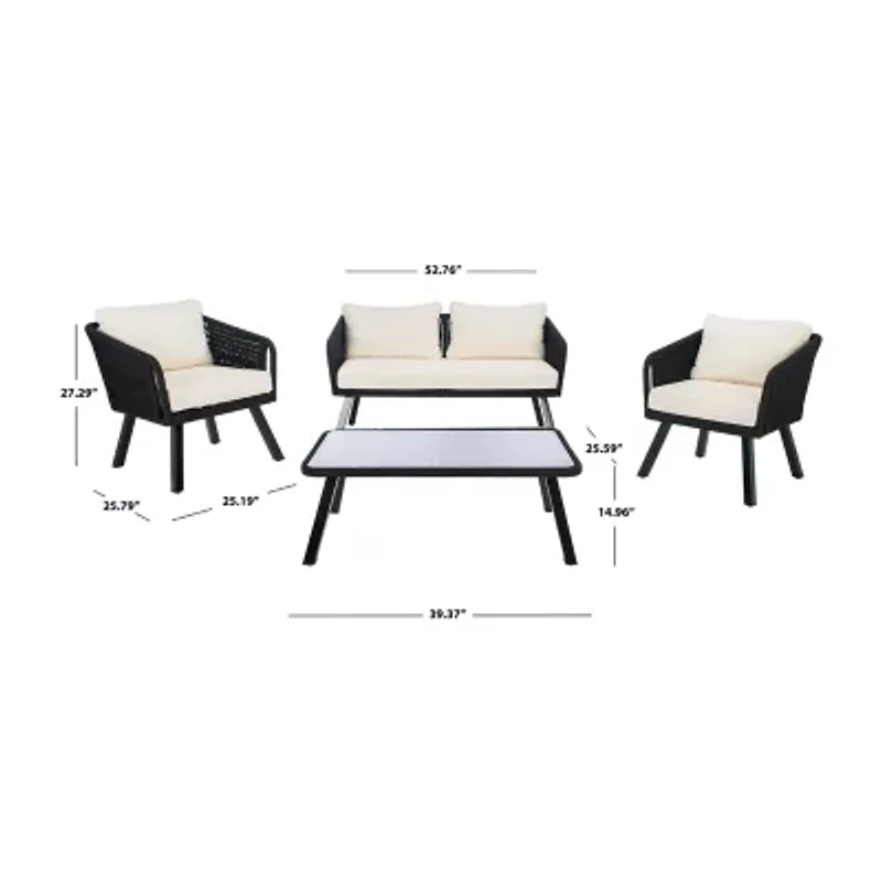 Kerson 4-pc. Conversation Set Cushioned