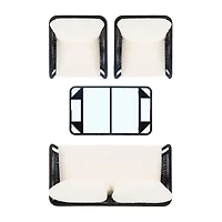 Safavieh Kerson 4-pc. Conversation Set Cushioned