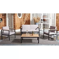 Safavieh Hendor 4-pc. Conversation Set Cushioned