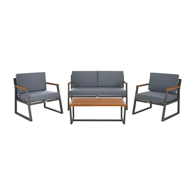 Safavieh Randolph 4-pc. Conversation Set Cushioned