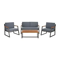 Safavieh Randolph 4-pc. Conversation Set Cushioned