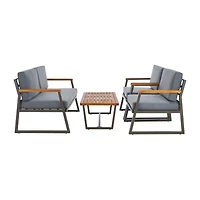 Safavieh Randolph 4-pc. Conversation Set Cushioned