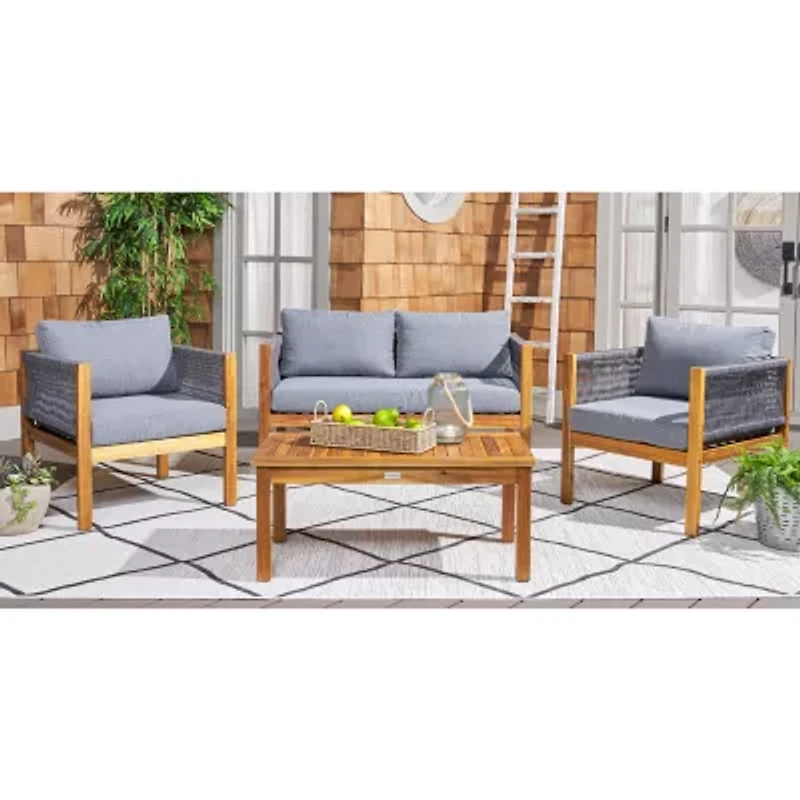 Safavieh Wilson 4-pc. Conversation Set Cushioned