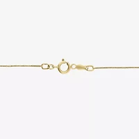 H-I / I1) Womens 1/ CT. T.W. Lab Grown White Diamond 10K Gold Heart 18 Inch Pendant Necklace