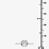 Classic Collection Womens 1 1/2 CT. Natural White Diamond 14K Gold Round Solitaire Engagement Ring