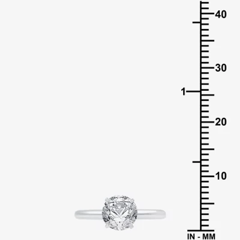 Deluxe Collection Womens 1 1/2 CT. Natural White Diamond 14K Gold Round Solitaire Engagement Ring