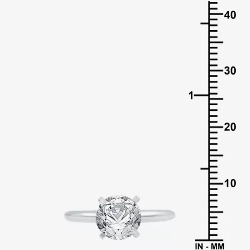 Womens 2 CT. Natural White Diamond 14K Gold Round Solitaire Engagement Ring