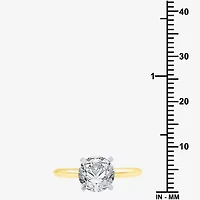 Classic Collection Womens 2 CT. Natural White Diamond 14K Gold Round Solitaire Engagement Ring