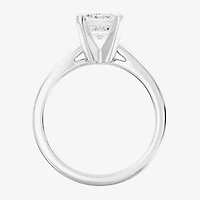 2 CT. Lab-Grown (I / SI2) Diamond Emerald-cut Solitaire Engagement Ring 14K Gold