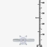 2 CT. Lab-Grown (I / SI2) Diamond Emerald-cut Solitaire Engagement Ring 14K Gold