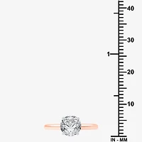 1 1/2 CT..Round Lab-Grown (G / Si2) Diamond Solitaire Engagement Ring 14K Gold