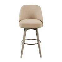 Madison Park Walsh Dining Room Collection Upholstered Swivel Bar Stool
