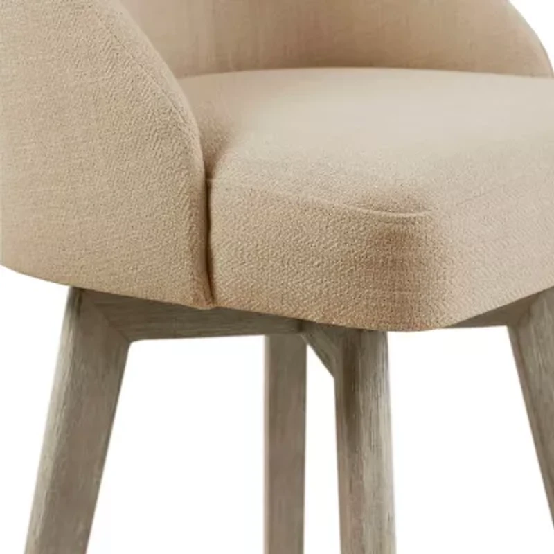 Madison Park Walsh Dining Room Collection Upholstered Swivel Bar Stool
