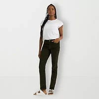 Lee Legendary Straight Fit Jean Womens Mid Rise Stretch Fabric Leg