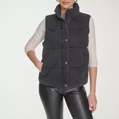 Levi's Womens Denim Midweight Puffer Vest
