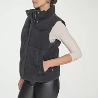 Levi's Womens Denim Midweight Puffer Vest